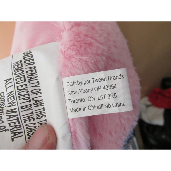 Justice Girls Kids Mermaid Pink Reversible Sequin Plush Throw Pillow - Picture 5 of 5